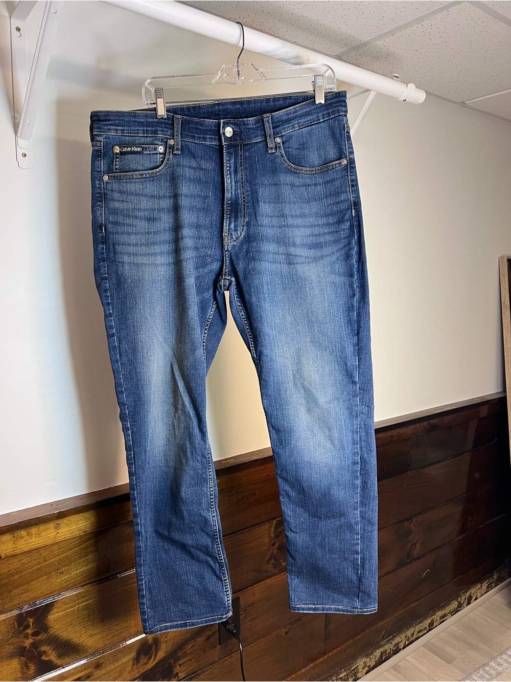 Calvin Klein Men’s Blue Slim Jeans- 36x30